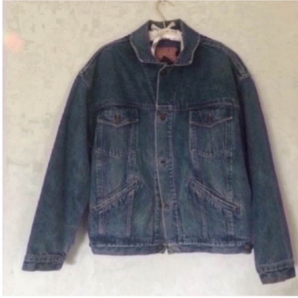 Vintage Calvin Klein Dark Blue Denim Jacket
